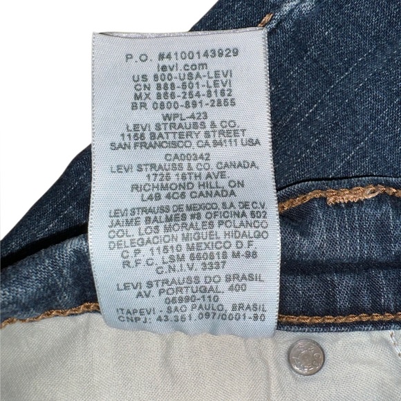 VINTAGE LEVI’S 512 PERFECTLY SLIMMING STRAIGHT LEG JEANS - Picture 4 of 8